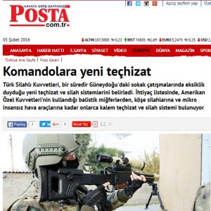 Posta - New equipment for Commandos